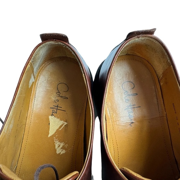 Cole Haan Mens Sz 12M Brown Leather Oxford Lace Up Shoes main image 4
